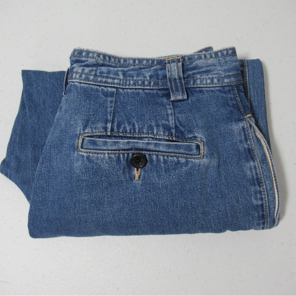 Gap Y2K Vintage Retro Cut Denim Capri Jeans Size 4 - Picture 3 of 17